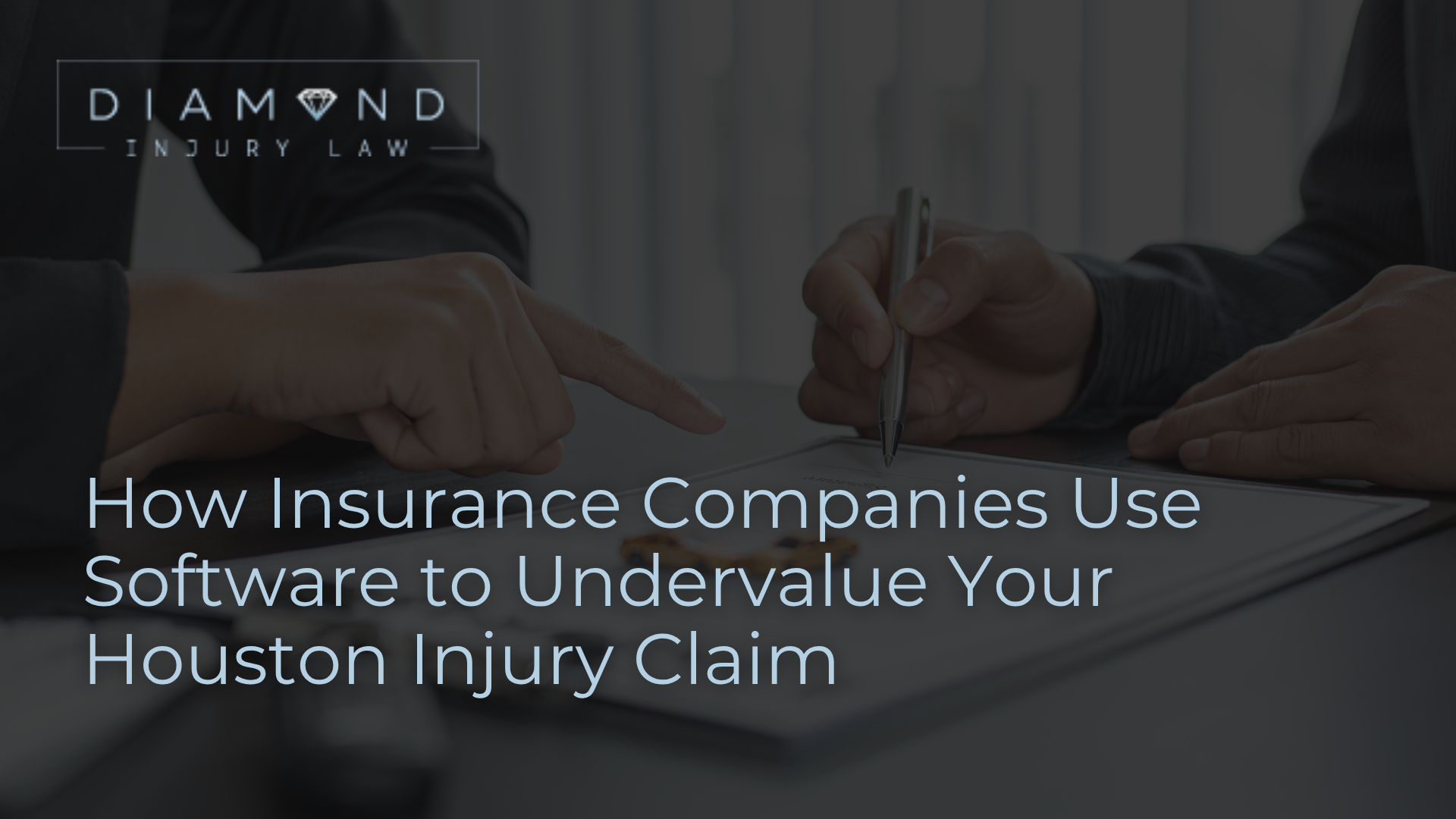 How Insurance Companies Use Software to Undervalue Your Houston Injury Claim